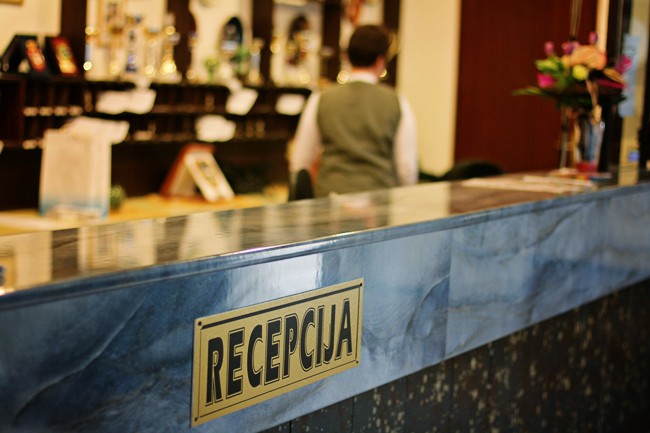 Banje, Banja Kanjiža, smeštaj, SB Aqua Marin, recepcija